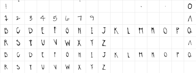 SBC Fuzz SBC Fuzz  glyph index