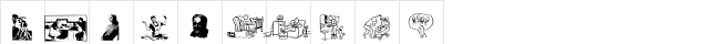 OldTimeDings Set 5 Regular  glyph index