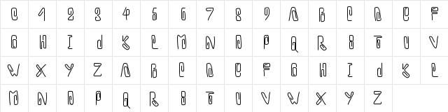 PWTrombone Medium  glyph index