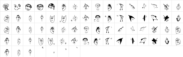 Zettelkasten15 Regular  glyph index