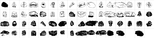 ScienceBats Regular  glyph index