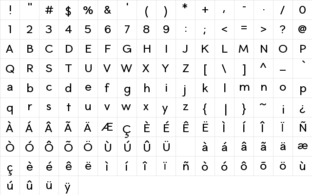 KingsHatBoldHMK Regular  glyph index