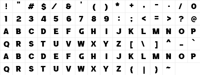 a Black Lives BlackLives  glyph index
