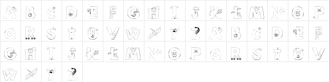 101 Anuther PictoBet Regular  glyph index