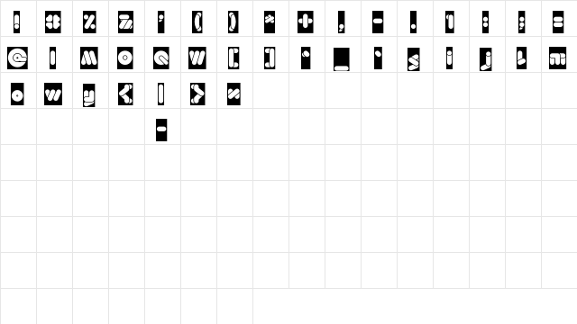 EMPEROR OF JAPAN-Inverse Regular  glyph index