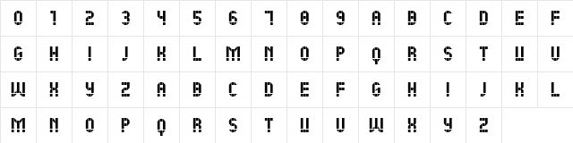 New Message Regular  glyph index