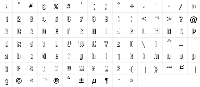 a_AlternaSh Regular  glyph index