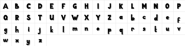 School Holic 7 School Holic 7  glyph index