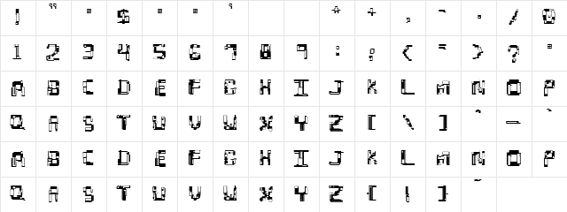Disorder Type Regular  glyph index