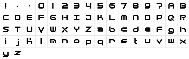 Quantum Flat (BRK) Regular  glyph index