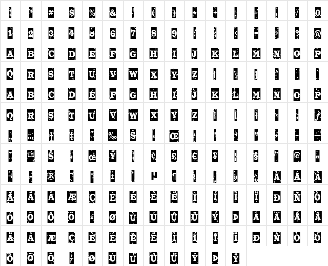 a_TrianglerCmNtSt Regular  glyph index