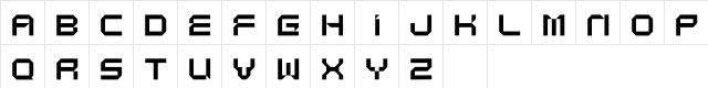 Hannah Regular  glyph index