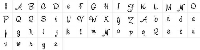 Nebulo Demo  glyph index