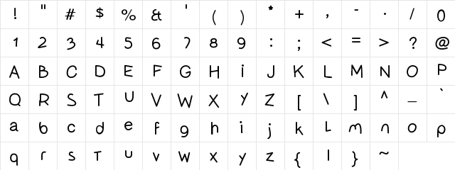 OlivessansPimientoLight Light  glyph index