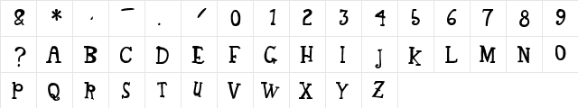 TEGEY Regular  glyph index