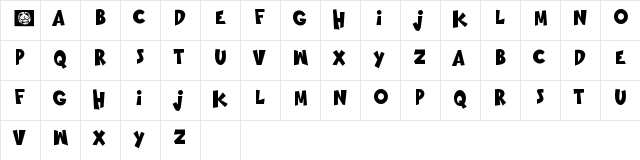 GOING MERRY Regular  glyph index