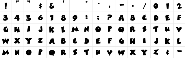 0 PlayGround DNA Regular  glyph index