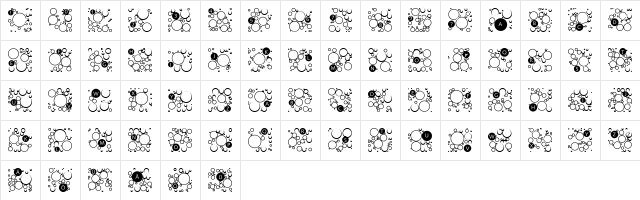 BlowinTwo Regular  glyph index