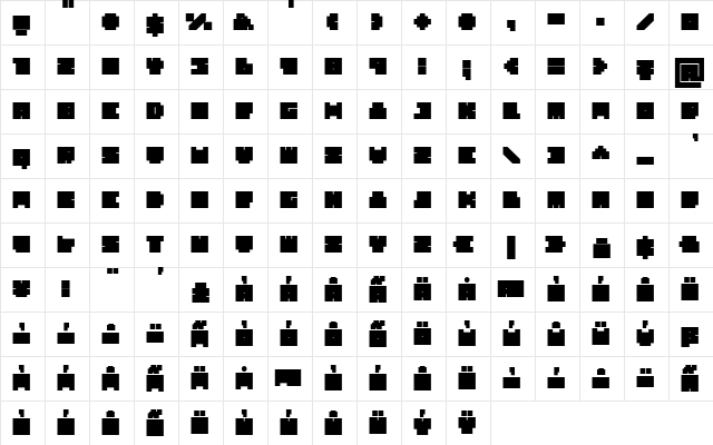 WEAR FAT SHIRT Okay  glyph index