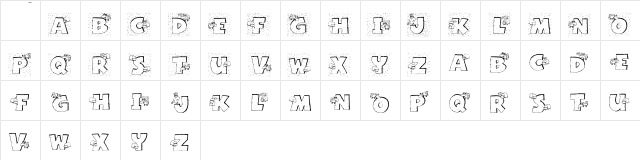 Grazing On Grass Regular  glyph index