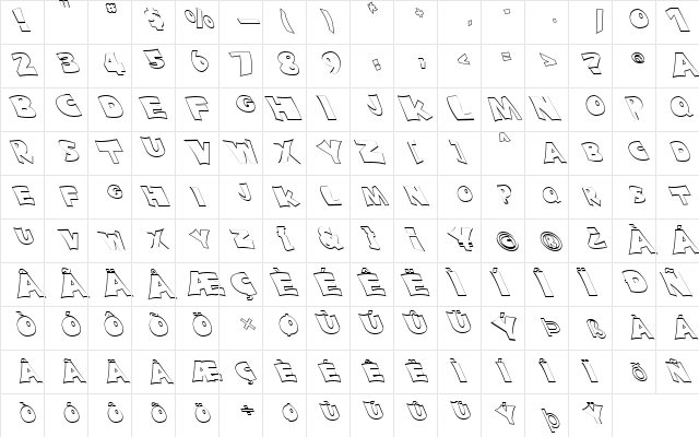FZ JAZZY 10 HOLLOW LEFTY Light  glyph index