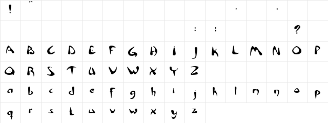 Net Logic Regular  glyph index