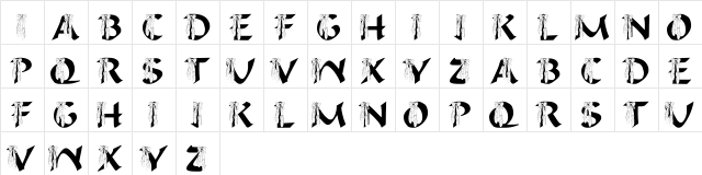 LMS I Hope You Dance Regular  glyph index