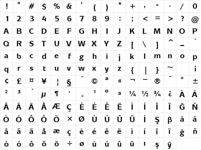 00482 Regular  glyph index