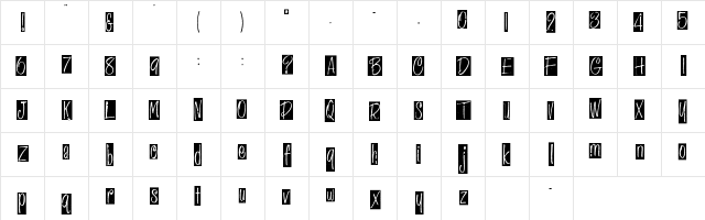 2Peas Thrift Store Chair 2Peas Thrift Store Chair  glyph index