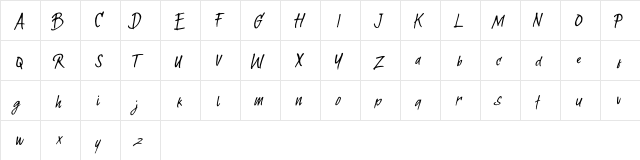 Rumetes Regular  glyph index