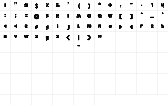 EMPEROR OF JAPAN Bold  glyph index