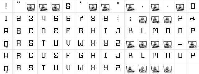 ElGoodo Regular  glyph index