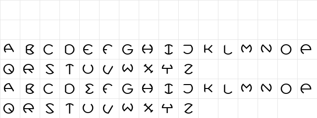 Joker Normal  glyph index