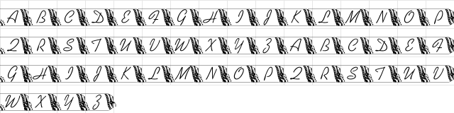 LMS Secured Nation Regular  glyph index