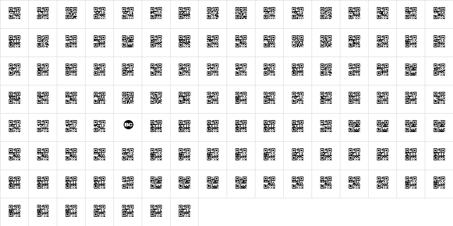 Scan me QR  glyph index