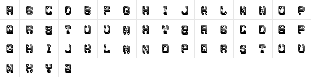Casablanca Straight Regular  glyph index