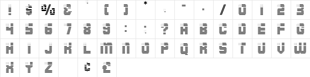 Fourth Display Caps SSi Regular  glyph index