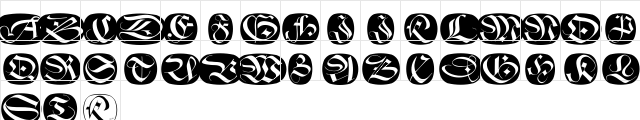 SchneidlerSolitairesRound Regular  glyph index