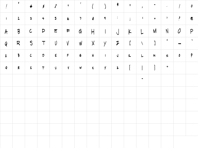 2Peas Fetching Regular  glyph index