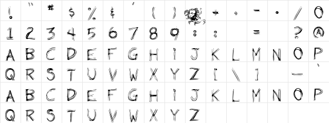Carbon Design Regular  glyph index