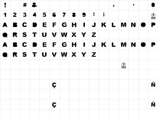 Screwdriver Regular  glyph index