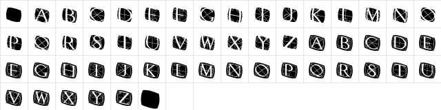 RodgauerThreeRounded Medium  glyph index