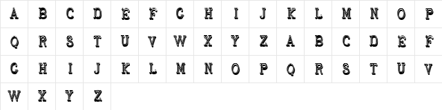 Grandes Regular  glyph index