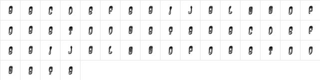 Emotion Italic  glyph index