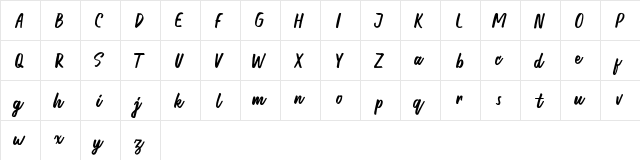 Honest Honest  glyph index