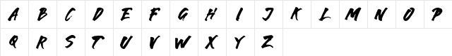 Karam Karam  glyph index