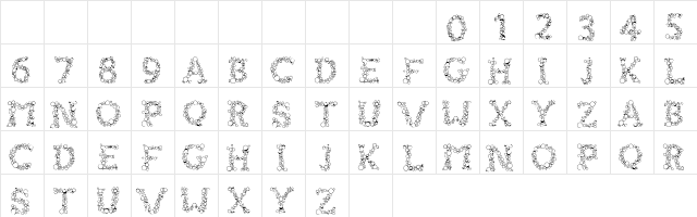 FIZZO Regular  glyph index