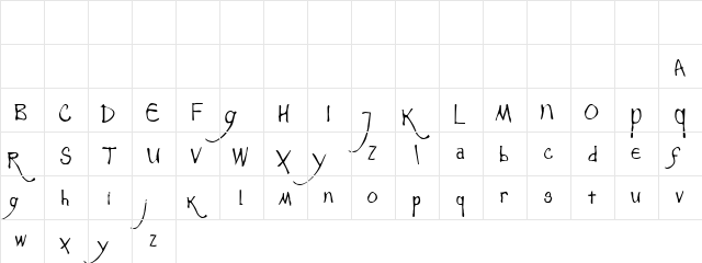Rosalinde Regular  glyph index