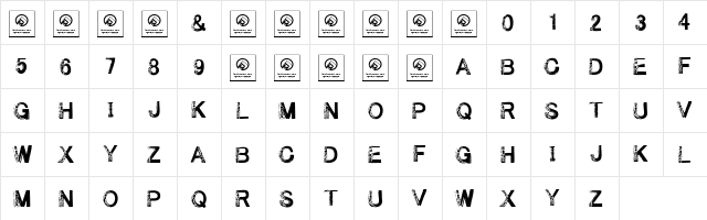 Under Your Bed Regular  glyph index