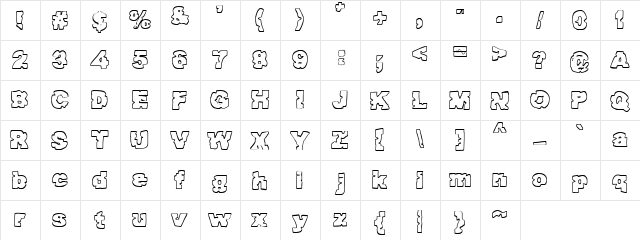 Raptor Attack Raptor Attack  glyph index